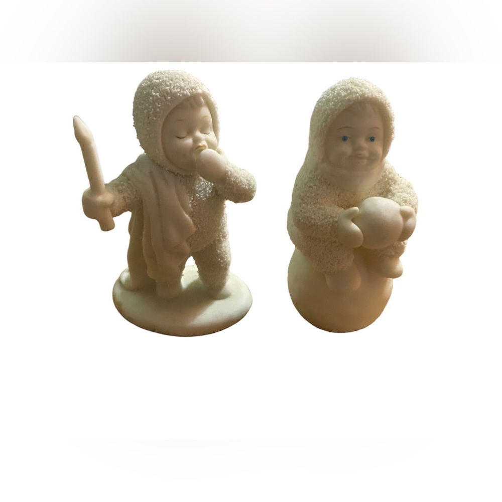 Department 56 Snowbabies “I’m So‎ Sleepy” & “Jolly Friends” Figurines